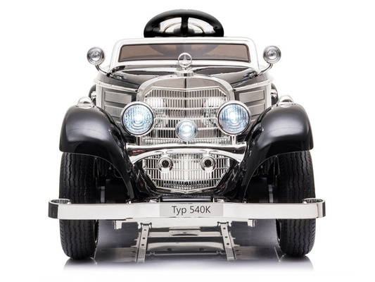 Auto Na Akumulator Mercedes 540K Klasyk Premium Światła LED MP3 Czarny