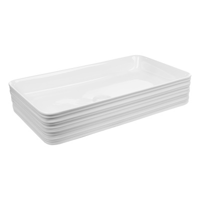 Umywalka nablatowa akte, 66 cm, prostokątna CE-54-P01-C Invena
