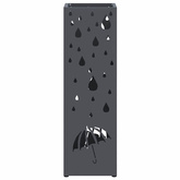 Stojak na Parasol Deszczowy antracytowy 15,5 x 15,5 x 49 cm