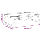 vidaXL Legowisko dla psa, antracytowe, tkanina Oxford i stal