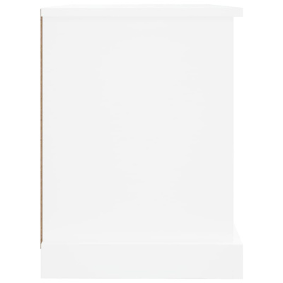 vidaXL Szafka pod TV, biała, 73x35,5x47,5 cm, materiał drewnopochodny