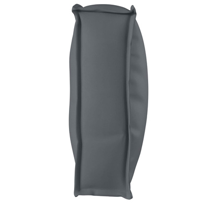 Poduszka Antracyt 120 x 40 x 12 cm Materiał Oxford