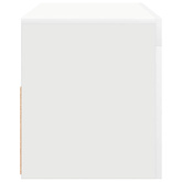 Szafka pod TV z oświetleniem LED, biała, 90x35x40 cm