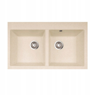Zlewozmywak Martel 2K 02 / beż piaskowy