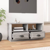 vidaXL Szafka pod TV, szary dąb sonoma, 93x35,5x45 cm