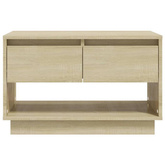 vidaXL Szafka pod TV, dąb sonoma, 70x41x44 cm materiał drewnopochodny