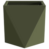Donica Zielony oliwkowy 30 x 30 x 30 cm Stal