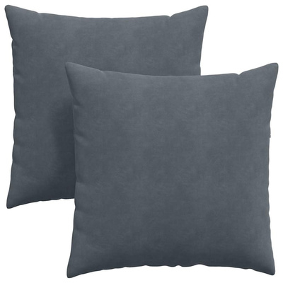 Poduszki na sofę 2 pcs Ciemnoszary 80 x 80 cm