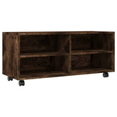 vidaXL Szafka pod TV, na kółkach, dąb sonoma, 90x35x35 cm