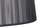 Lampa wisząca z abażurem Gillenia nowoczesna czarna do salonu