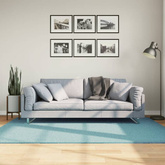 vidaXL Dywan OVIEDO z krótkim włosiem, zielony, 140x200 cm