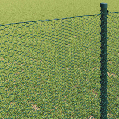 Ogrodzenie heksagonalne 1,4 x 25 m PVC zielony