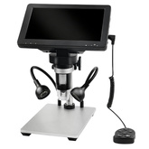 Mikroskop Edukacyjny Cyfrowy Pilot Przewodowy 1200X LCD 7 CALI HD Kamera