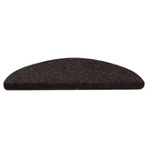 Samoprzylepne nakładki na schody, 15 szt., 56x17x3 cm, antracyt