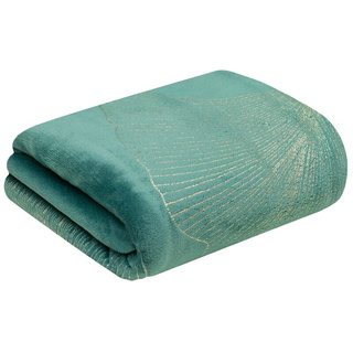 Koc Fla turkusowy 150x200