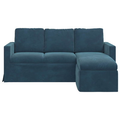 Sofa Niebieski 178 x 134 x 80 cm Aksamit