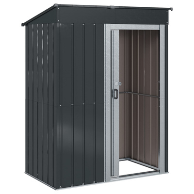 Schowki ogrodowe Antracyt 137 x 81 x 180 cm Metal