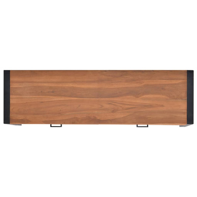 vidaXL Biurko z 2 szufladami, 140x40x75 cm, drewno tekowe