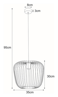 Lampa wisząca K-4112 z serii FINEUS KAJA