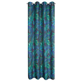 Zasłona Palms czarna 140x250