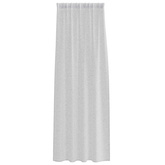 Firany Voile 2 pcs Jasnoszary 260 x 140 cm Poliester