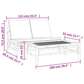 2-cz. zestaw mebli do ogrodu, kremowe poduszki, bambus