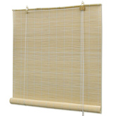 vidaXL Roleta bambusowa, 100x220 cm, naturalna