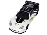 Auto Sportowe Wyścigowe R/C 1:18 Corvette C6.R Biały 2.4 G Światła