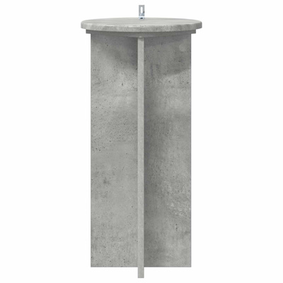 Stojak na rośliny 2 pcs Betonowy szary 29,5 x 29,5 x 60 cm