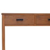 vidaXL Biurko, 81x40x75 cm, lite drewno tekowe