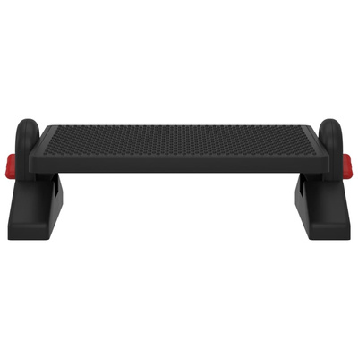 Podnóżek, czarny, 50 x 30,5 x 17 cm