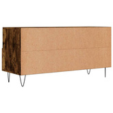 Szafka pod TV, przydymiony dąb, 102x36x50 cm vidaXL