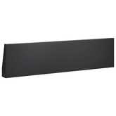 Mur oporowy 4 szt. 80 x 12 x 30 cm Stal Czarny