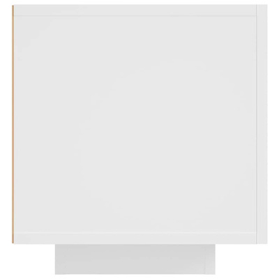 Szafka TV z oświetleniem LED, biała, 160x35x40 cm