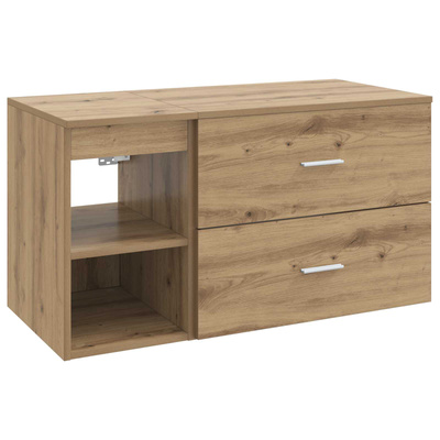 Zestaw mebli łazienkowych 2 szt. Dąb artisan