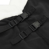 Koc dla Koni Czarny 85 cm Polarowy fleece