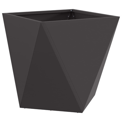 Donica 2 pcs Czarny 40 x 40 x 40 cm Stal