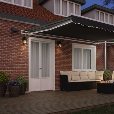 Rama markizy Ze LED Lights Biały 450 × 300 cm Aluminium