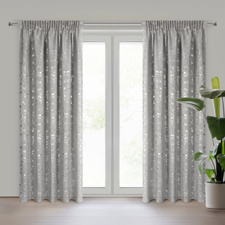 Zasłona Ines srebrna 140x270