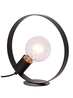 Lampka nocna Nexo Ledea czarna metalowa nowoczesna E27