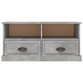 vidaXL Szafka pod TV, szarość betonu, 93x35,5x45 cm