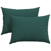 Poduszki na sofę 2 pcs Ciemna zieleń 70 x 50 cm tkanina