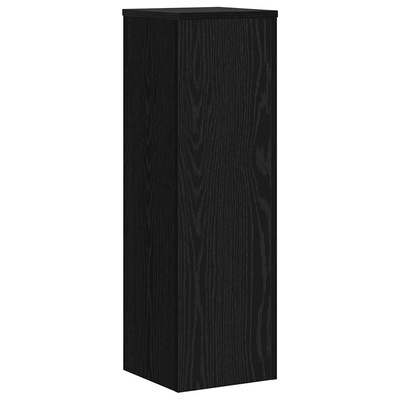 Stojak na rośliny 2 pcs Czarny Dąb 25 x 25 x 80 cm