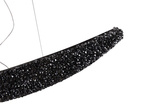 Designerska Lampa Wisząca czarna Swarovski Adani AD218