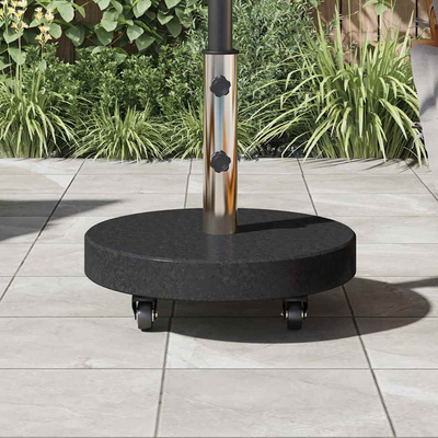 Podstawa do parasola 30kg Czarny Granite i Stal Nierdzewna