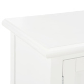 vidaXL Szafka pod TV, biała, 120 x 30 x 40 cm, drewniana
