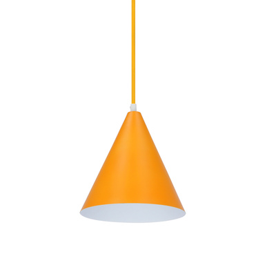 Lampa wisząca żółta stożek Voss Ledea 50101179