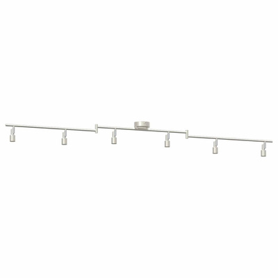 Reflektor sufitowy Nikiel 176,5 x 9,5 x 14 cm Stal
