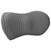 Poduszka pod plecy Szary Pianka z pamięcią 47,5 x 23 x 12 cm