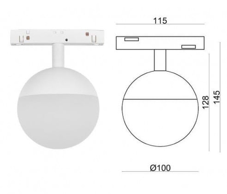 ULTL69 TUBA  MULTILINE LED 7W DO SZYN MAGNETYCZNYCH